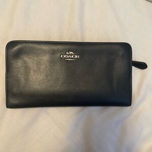 Coach Black Leather Wallet